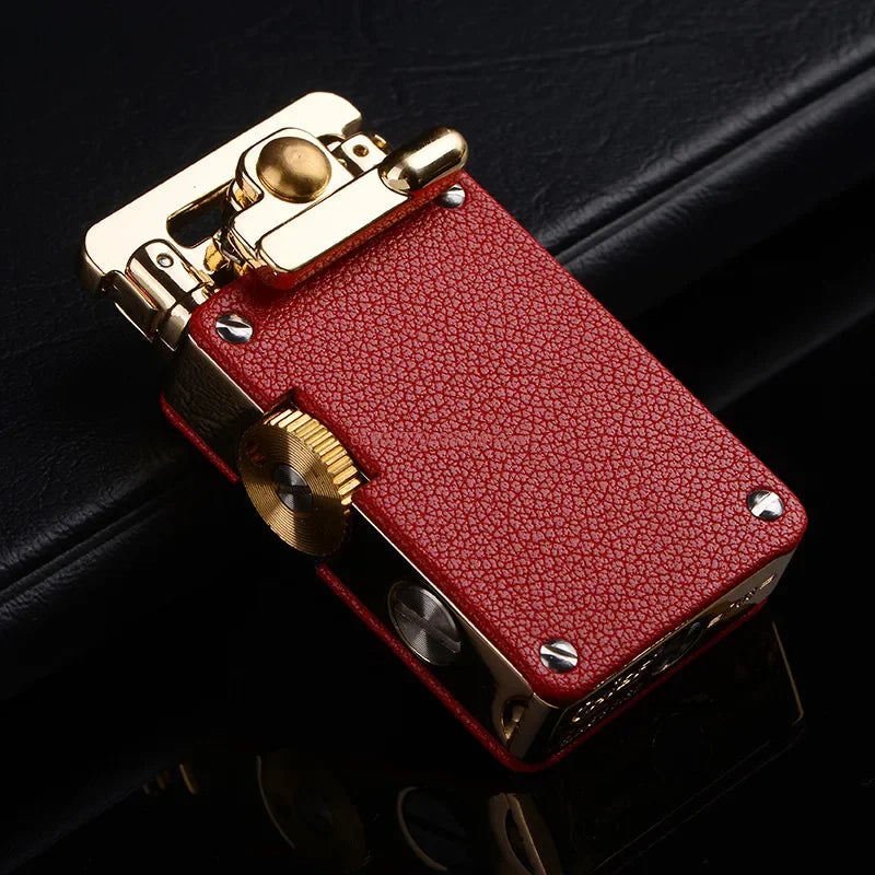 CHIEF Kerosene Lighter Light Luxury Rocker Ejection Ignition Mechanical Personalized Men's Business Gift Collectible