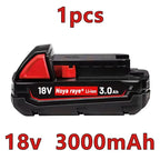 For Milwaukee 18V/ 3Ah 5Ah 6Ah 18650 Lithium Replacement Battery For Milwaukee 48-11-1860 48-11-1850 48-11-1840 Tool Battery