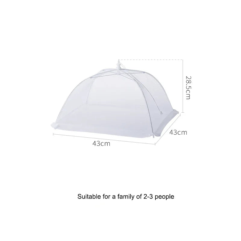SHIMOYAMA Kitchen Food Cover Foldable Anti Fly Mosquito Mesh Cover Picnic Dinner Table Umbrella Style Tent Cover Kitchen Gadgets