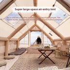 Inflatable Tents For Adult Camping, Luxury Camping Tents, Inflatable Tents With Stove Plug, 4/6/8 Person Family Camping Inflatab