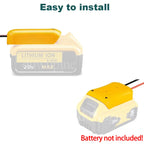 Car Emergency Power DIY Adapter Automotive 30A Fuse Igniter Jump Starter for Makita for Milwaukee for Dewalt 18V Li-ion  Battery