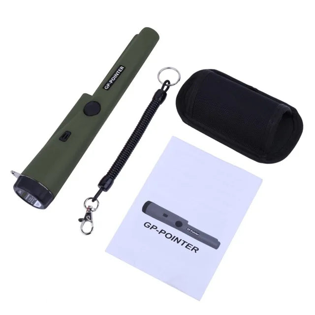 Metal Detector Pinpointer Waterproof Handheld Pin Pointer Wand Golden Treasure Hunting Unearthing Tool Accessories