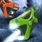Emergency Solar Power Hand Crank Dynamo Generator 10000mAh Phone Charger Bank SOS AM/FM Weather Flashlight Radio Power Bank
