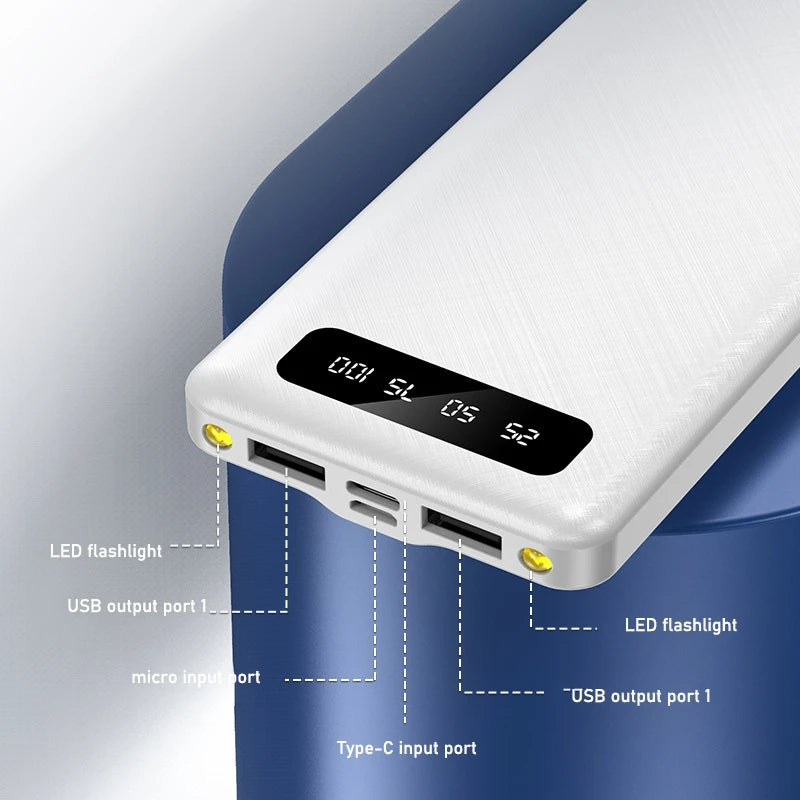 OnePlus 200000mAh Power Bank120W Fast Charge Large Capacity  External Battery With LED Digital Display For IPhone Xiaomi Samsung