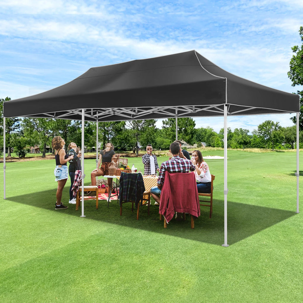 10x20 Heavy Duty Pop Up Canopy Tent for Parties Event Wedding Commercial Instant Canopy with Roller Bag, Party Tent Waterproof