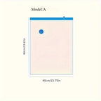 6pcs Jumbo Vacuum Storage Bags with Hand Pump – Reusable Space-Saving Bags for Bedding, Quilts, Down Comforters, and Large Items