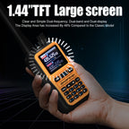 Baofeng 5R-Mini Walkie Talkie Portable Radio Bluetooth Programming DTMF AM FM Dual PTT Flashlight For Camping