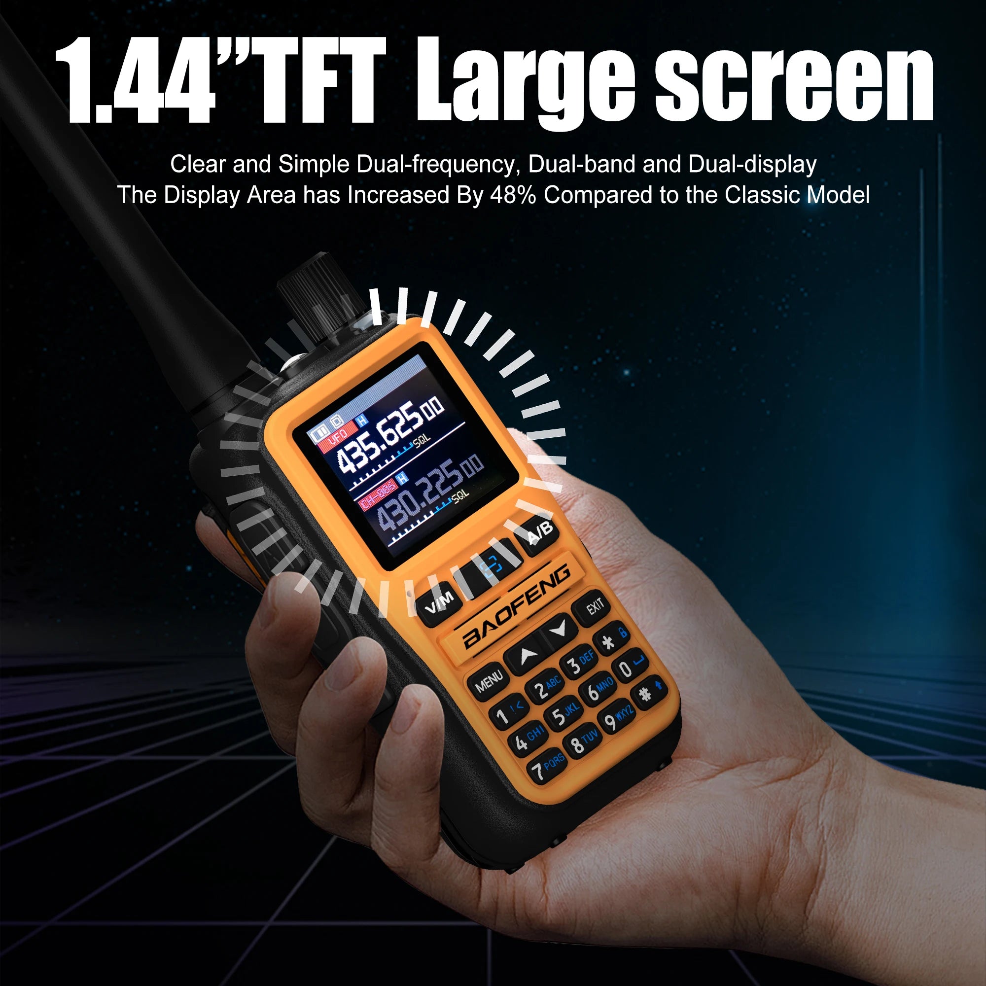 Baofeng 5R-Mini Walkie Talkie Portable Radio Bluetooth Programming DTMF AM FM Dual PTT Flashlight For Camping