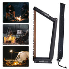 Folding Saw with Storage Bag Multifunctional Handsaw Aluminum Alloy Camping Foldable Hand Saw Outdoor Hiking Survival Tools