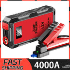 High-power Automobile Emergency Starting Power Supply 8000mAh Screen Safety Hammer Car Starting Device Power Bank Accessories