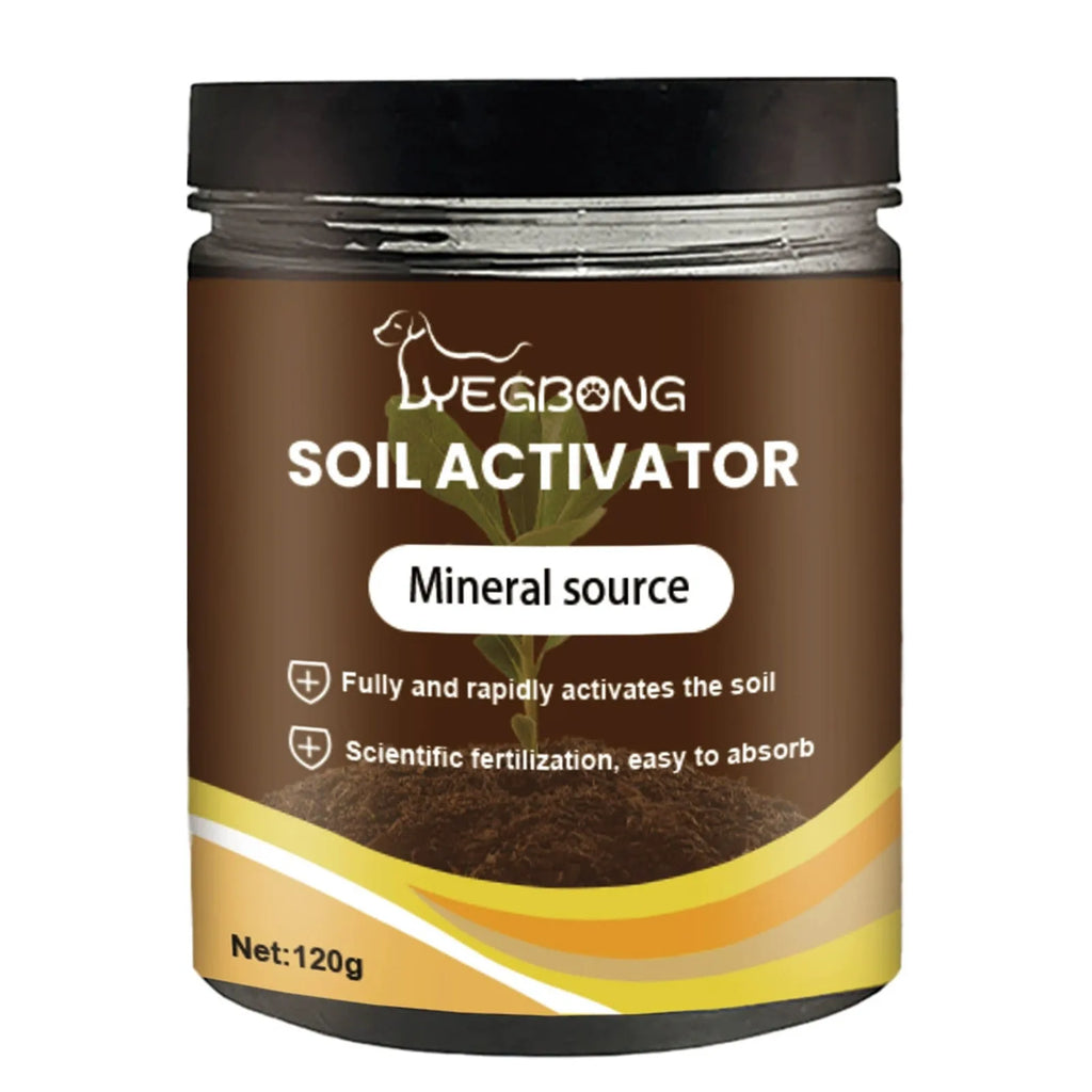 Soil Activator 120g Organic Mineral Compound Plant Growth Nutrient Root Booster Fertilizer for Gardening Lawn Flower Care