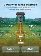 Ucon 4G LTE Cellular Trail Camera 5MP Solar Camera PIR Motion Activated 0.2s Trigger Time Night Vision Wildlife Hunting Cameras