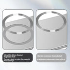 Thin Metallic Paint PC For Magsafe Magnetic Case For Samsung Galaxy S25Ultra S25 S24 S23 S22 Plus Ultra Borderless Cooling Cover