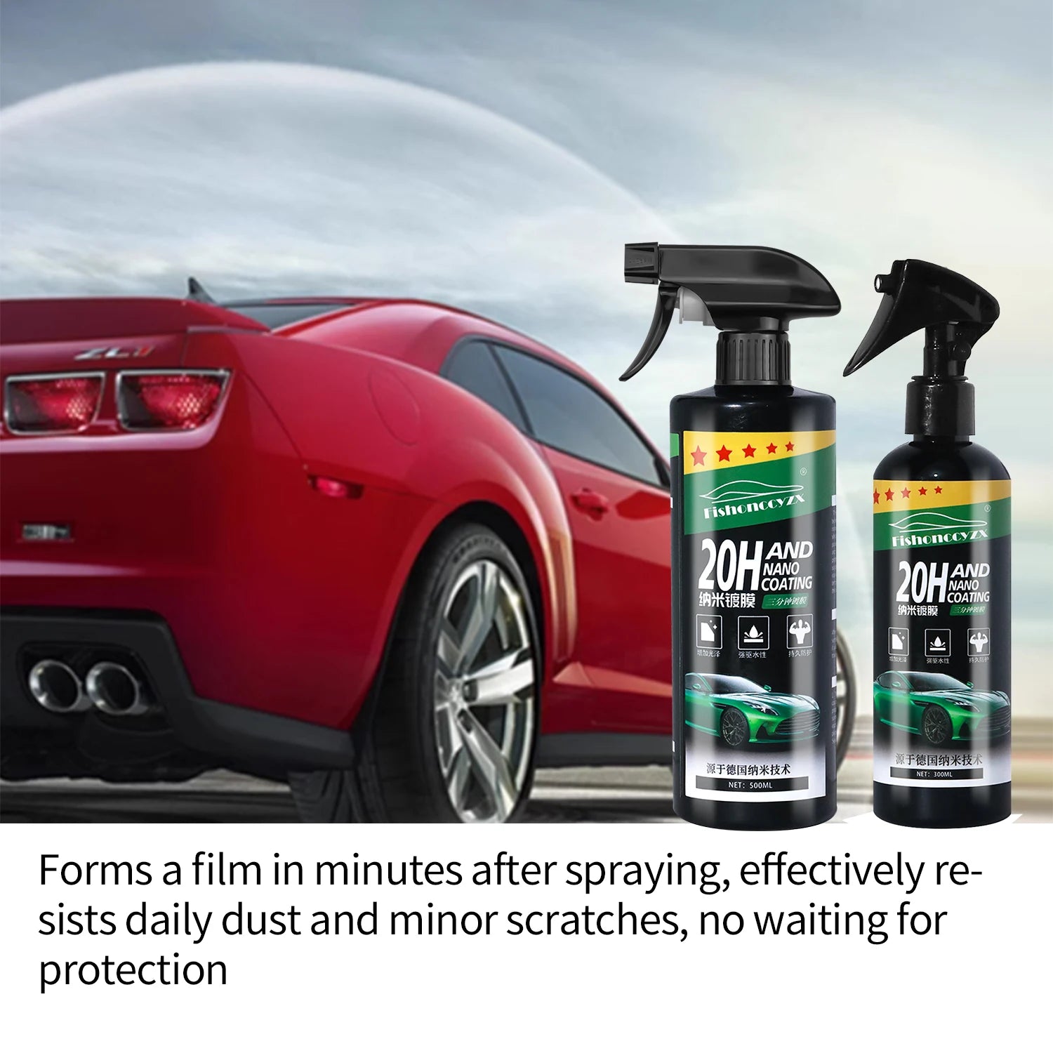 20H Nano Ceramic 500ml Car Coating Auto Detailing Products Liquid Spray Polish Wax Film Paint Care Protector Kit Accessories