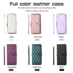 Crossbody Lanyard Leather Phone Case for Samsung Galaxy Z Fold 7 6 5 4 3 Fold5 Fold4 Fold6 5G Wallet with Card Holder Slot Cover