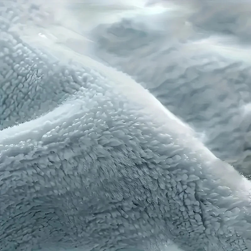 Unisex Winter Balaclava Knit Hood - Windproof Mask with Drawstring, Motorcycle Riding Headgea Warm Knitted Cap Cold Weather