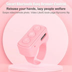 Wireless Fingertip Remote Control Ring BT Ring Scroller Page Turner Stable Connection Wireless Page Turner