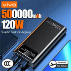 VIVO 120W Power Bank Super Fast Charging 200000mAh Large Capacity Portable External Battery For Mobile Power Bank For IPhone