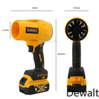 Dewalt 30000RPM Air Blower Cordless Turbo Fan Handheld Violent Fan Dryer 20V Rechargeable Dust Blowing Tool