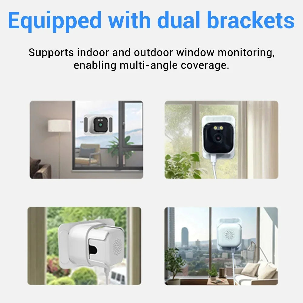 5MP 2K Window Camera 5GHz WiFi Indoor Cameras For Home Security Color Night Vision Motion Detection 24/7 Recording Quick Install