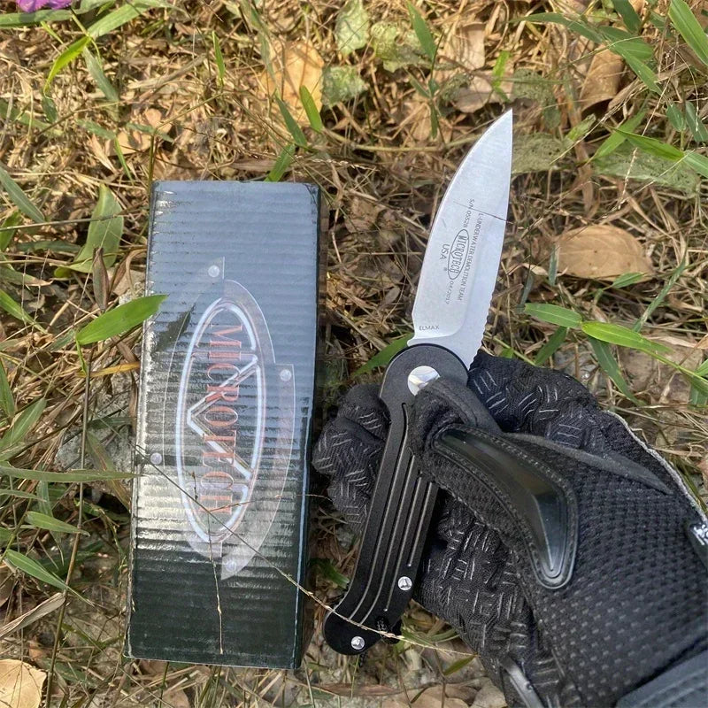 Micro Folding 135 Pocket Knife 8CR13 Blade Aluminium Alloy Handle Wilderness Camping Survial Knife EDC Tools Gift Knives for Men