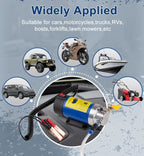 12V Oil Pump Convenient 1-4L/min Oil Pump Electric Oil Suction Oil Change Pump Rainbow Car Motorcycle Tool