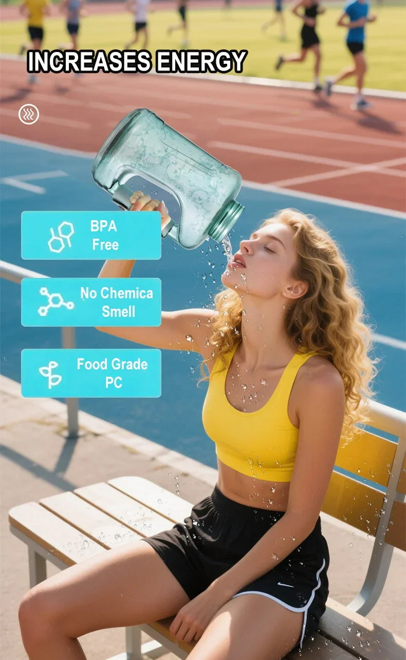 1.5L Portable Hydrogen Water Bottle Hydrogen-Rich Water Container Gym Sports Fitness Hydrogen-Rich Sports Bottle Water Kettle