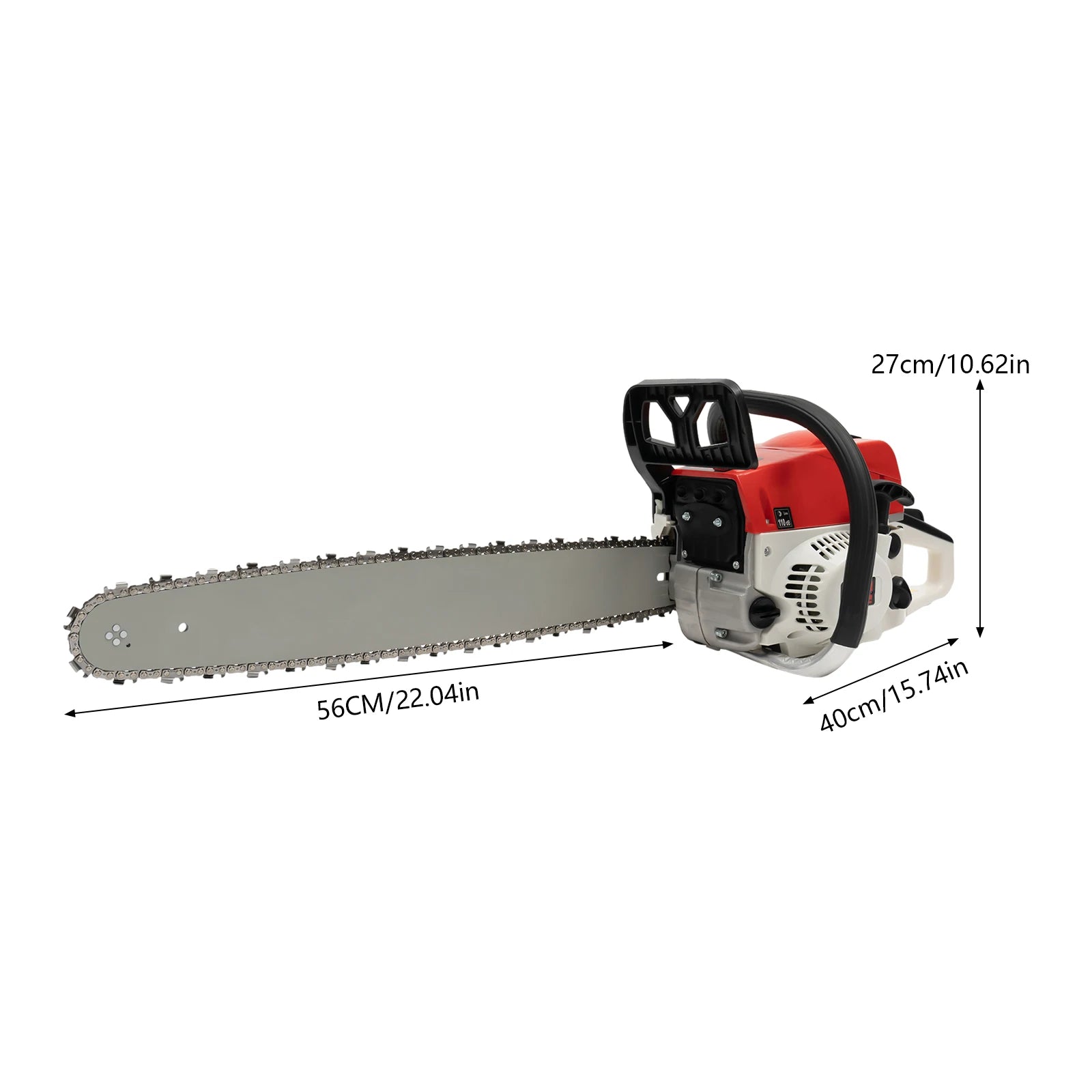 20inch/22inch Gas-powered Chainsaw, 2-Stroke 52CC Air-cooled Gasoline Chainsaw, Chainsaw Cutting Wood Gas Sawing, Chain Saw Set