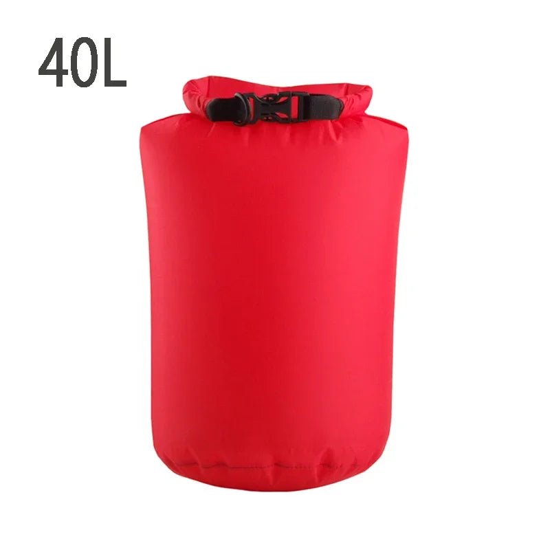 8L/25L/40L/70L/75L Waterproof Dry Bag Ultra Lightweight Airtight Bags Roll Top Drybags for Camping Kayaking Swimming Rafting