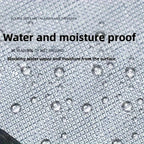 Camping Mat Foam Foil Blanket Aluminum Insulation Foam Foil Mat Sleeping Pad Thermal Outdoor Tent Footprint Reflecting Heat