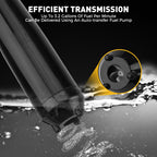 ELEAD 4PC Automatic Fuel Transfer Pump with Auto-Stop Sensor(3.2 GPM) Battery Operated Gas Can Pump with 3 Can Adapters