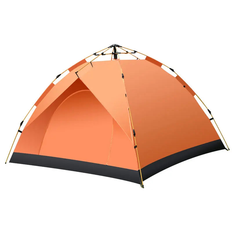 Fully Automatic 3-4 people Double-Layer Beach Camping Tent - Complete Portable Outdoor Family Camping Gear Set