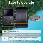 Outdoor 2.7K Wireless Trail Camera Hunting Cameras With Screen Wildlife Surveillance Night Vision Tracking Photo Trap Cams