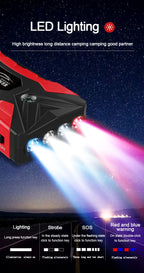 12V 60000mAh Car Jump Starter Digital Display Emergency Power Supply Portable Emergency Starter Car Battery Booster Power Bank