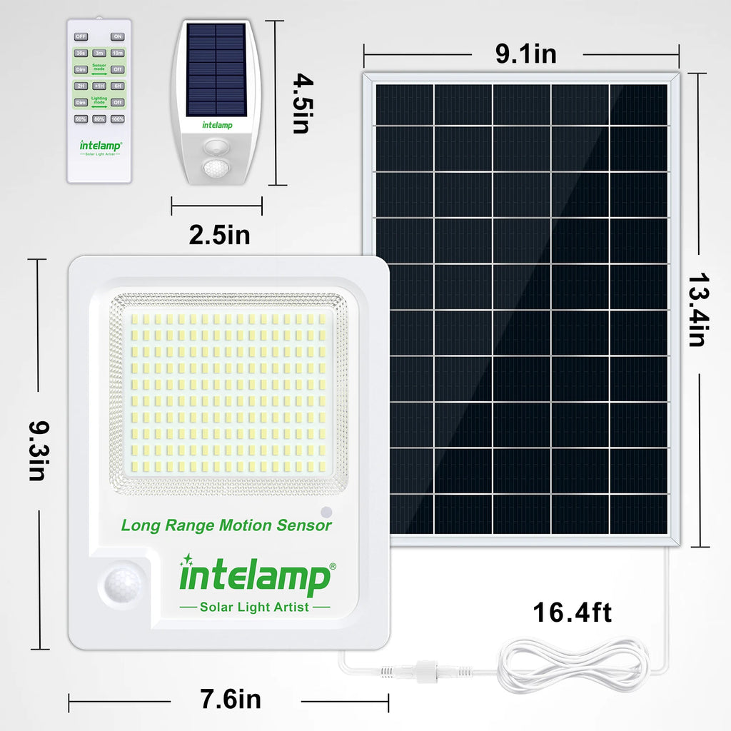 3000LM Super Powerful LED Solar Light Outdoor IP65 Motion Sensor Super Bright Outdoor Solar Wall Lamp Garden Street Spotlight