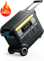 F2000 Portable Power Station, PowerHouse 767, 2400W Solar Generator, GaNPrime Battery Generators for Home Use