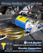 12V Oil Pump Convenient 1-4L/min Oil Pump Electric Oil Suction Oil Change Pump Rainbow Car Motorcycle Tool