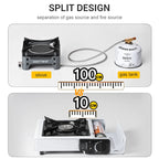 WESTTUNE Outdoor Infrared Combustion Stove Portable Cooking Burner 3600W Gas Stove with Electronic Ignition for Camping Picnic