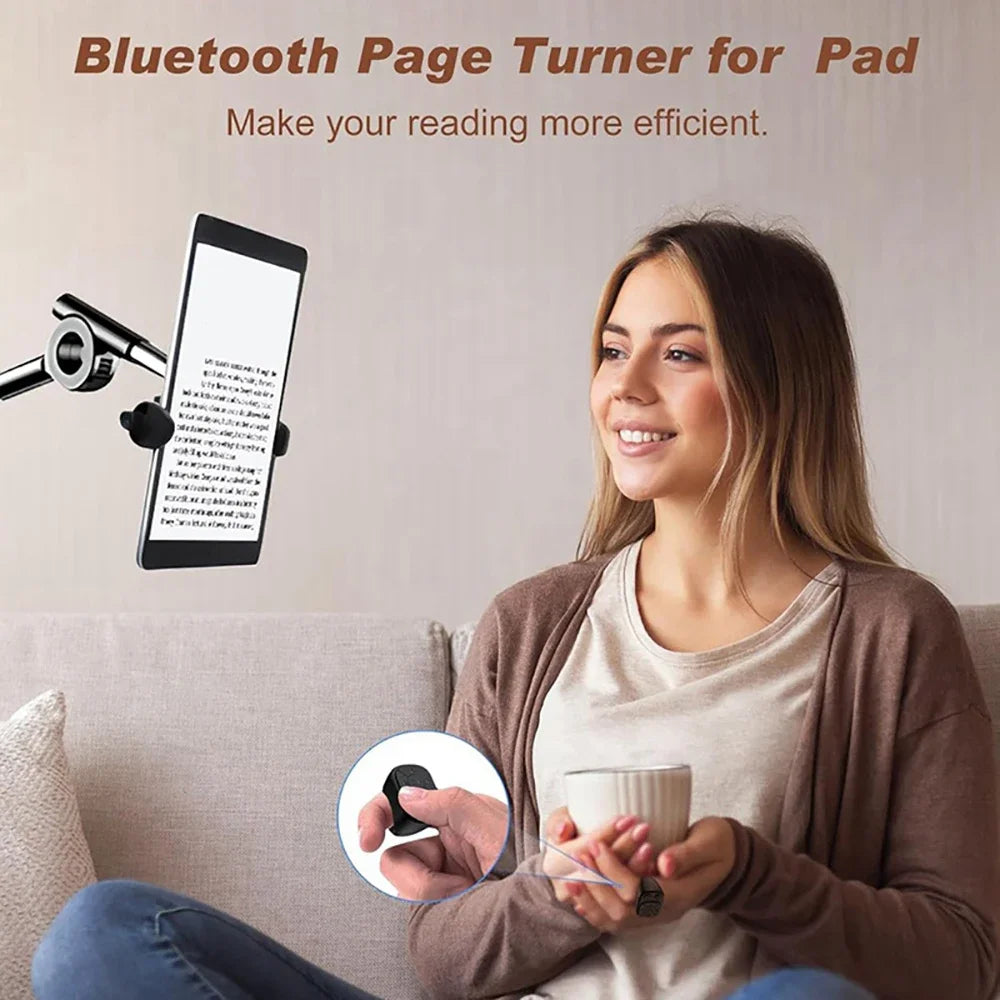 Remote Control Scrolling Finger Blutooth 5.3 Mobile Phone Video Remote Control Selfie Stick Fingertip Controller Automatic Page