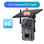 Ucon 4G LTE Cellular Trail Camera 5MP Solar Camera PIR Motion Activated 0.2s Trigger Time Night Vision Wildlife Hunting Cameras