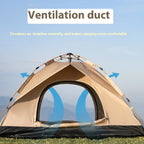 2-4 Person Camping Windproof Tents, Easy To Set Up, lightweight Camping Tent,Carpa,Suitable For Family Travel, Outdoor Camping