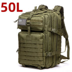 25L/50L 1000D Nylon Waterproof Trekking Fishing Hunting Bag Backpack Outdoor Rucksacks Tactical Sports Camping Hiking