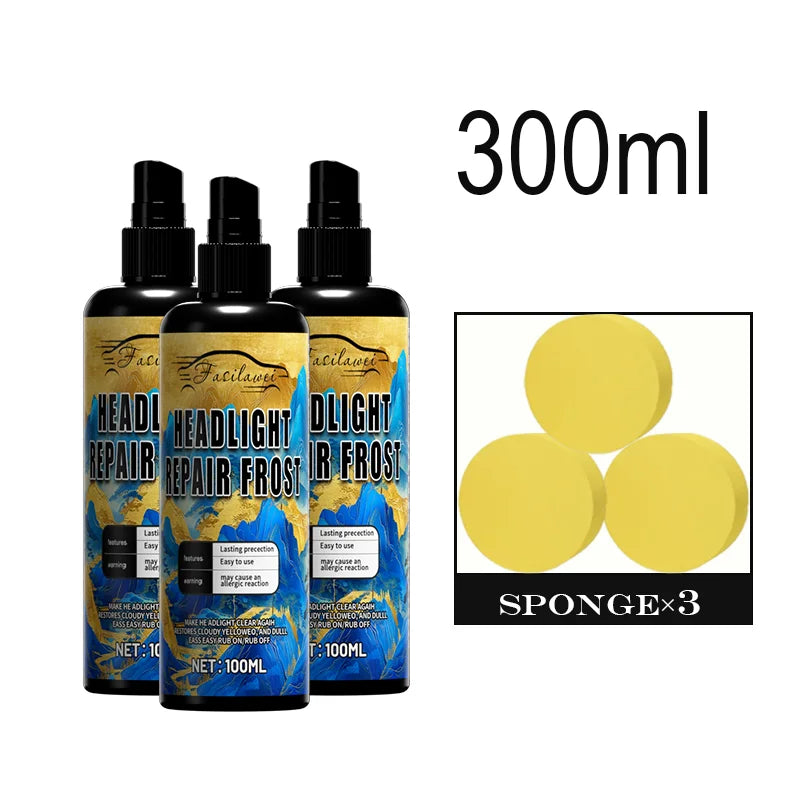 Car headlight repair liquid, antioxidant/polishing agent, remove scratches, brighten the headlights, nourish the headlights