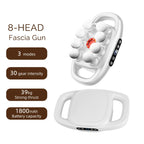 42-Heads Fascia Gun High-Frequency Vibration Body Massage Gun Back and Waist Massager Neck Shoulder Massager Muscle masajeador