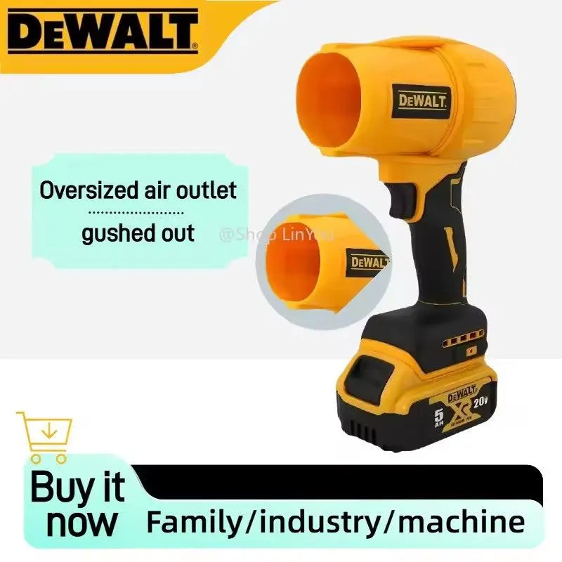 Dewalt 30000RPM Brushless Air Blower Cordless Turbo Fan Handheld Violent Fan Dryer 20V Rechargeable Dust Blowing Tool