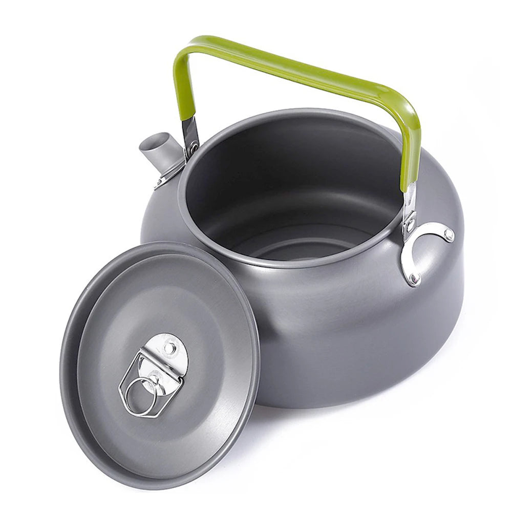 Portable Outdoor Water Kettle Water Pot Teapot Coffee Pot Indoor Aluminum Alloy Tea Kettle Outdoor Camping Hiking Picnic Pot