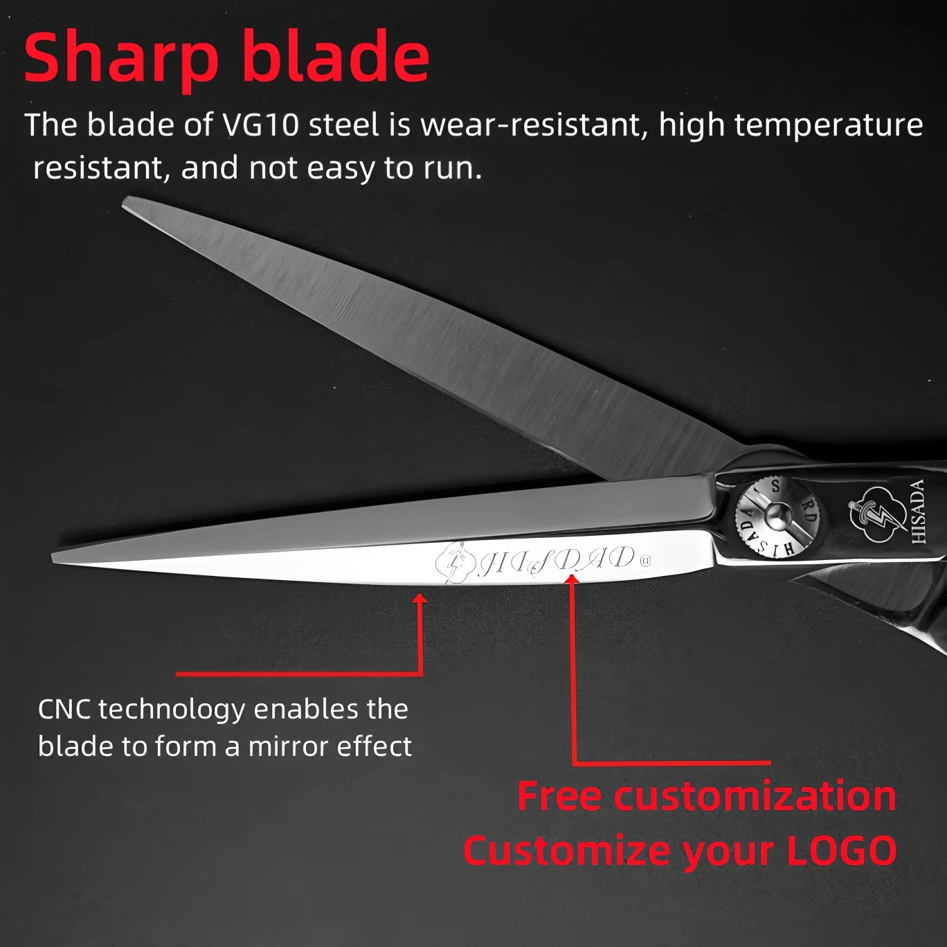 Hairdressing scissors 6.0,6.5,7.0inch tijeras peluquería profesional,VG10 material,japonesa artesanal, professional scissors