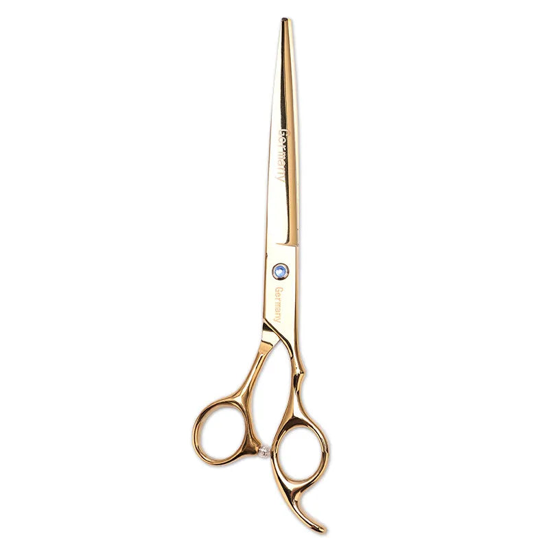 8 Inch Barber Hairdressing Scissors Professional Stainless Flat Cuts Pet Beauty Hair Cutting Shears Barbershop Tools Supplies