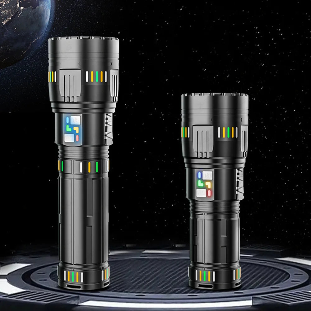 New upgrade GT61 High Power Led Flashlights Super Bright Spotlight Tactical flashlight Zoomable Outdoor Emergency Camping Torch