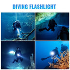 Sofirn SD05 Scuba Diving Flashlight XHP50.2 21700 Lantern 3000lm IPX8 Waterproof Magnetic Ring Orange Peel Reflector 18650 Torch